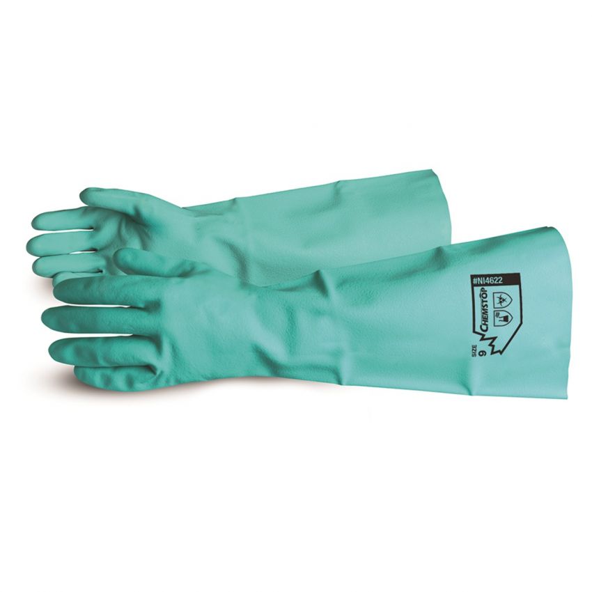 #NI4622 Superior Glove®  Chemstop™ 19` Unsupported 22 mil Nitrile Glove